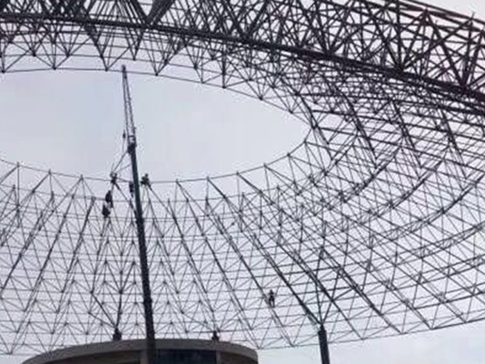 黄冈篮球馆球形网架厂家价格